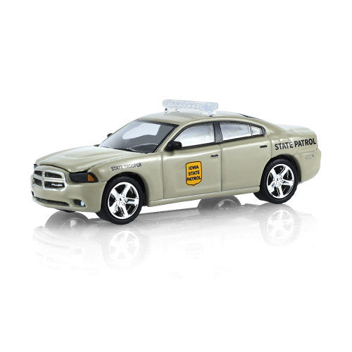 GreenLight Collectibles 1:64 Charger Interceptor Iowa State Patrol Livery (43070-E/48) Diecast Car Model Available In February 2027 Pre Order Now