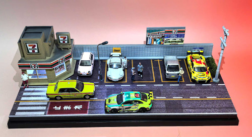Magic City 1:64 7‑11 & Parking Lot Diorama (110094) Available In November 2026 Pre Order Now