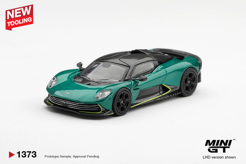 Mini GT 1:64 Aston Martin Valhalla Podium Green (MGT01373) Diecast Car Model Available In February 2027 Pre Order Now