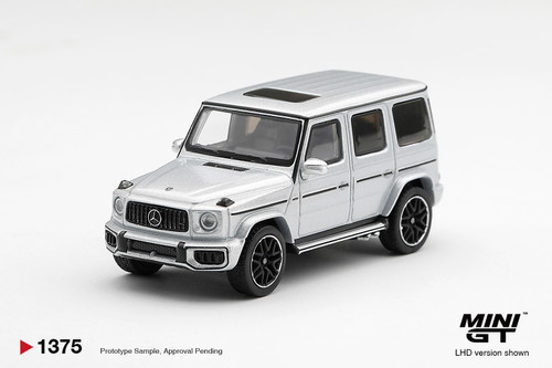 Mini GT 1:64 Mercedes-AMG G 63 Silver Metallic (MGT01375) Diecast Car Model Available In December 2026 Pre Order Now