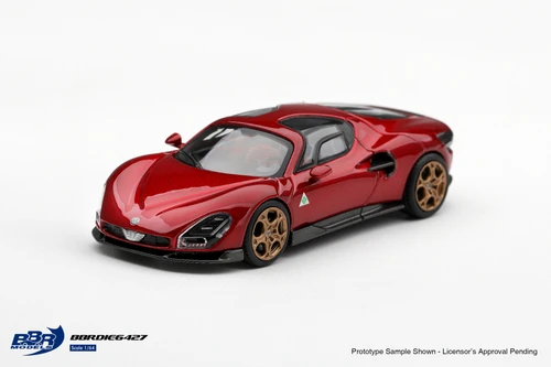 BBR Models 1:64 Alfa Romeo 33 Stradale Rosso Villa d'Este (BBRDIE6427) Diecast Car Model Available In March 2027 Pre Order Now
