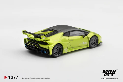 Mini GT 1:64 Lamborghini Huracán LB★WORKS Lime Metallic (MGT01377) Diecast Car Model Available In February 2027 Pre Order Now