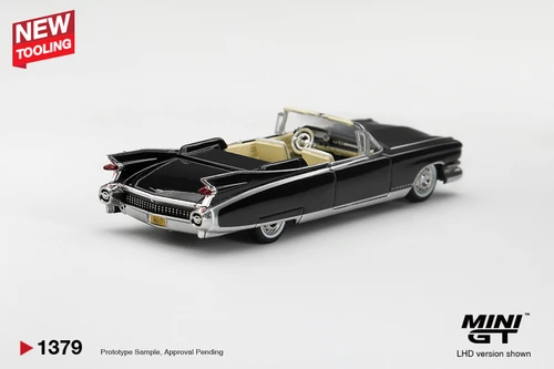 Mini GT 1:64 Cadillac Eldorado Biarritz 1959 Black (MGT01379) Diecast Car Model Available In April 2027 Pre Order Now