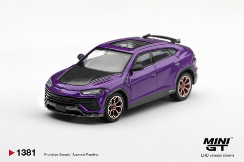 Mini GT 1:64 Lamborghini Urus Performante Viola Pasifae (MGT01381) Diecast Car Model Available In February 2027 Pre Order Now