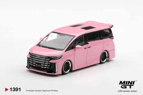 Mini GT 1:64 Toyota Vellfire 40 KUHL Metallic Pink (MGT01391) Diecast Car Model Available In April 2027 Pre Order Now