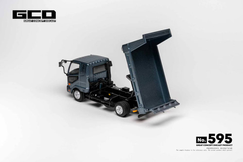 GCD 1:64 Mitsubishi Fuso Dump Truck Grey / White / Yellow (KS-107) Diecast Car Model Available In October 2026 Pre Order Now