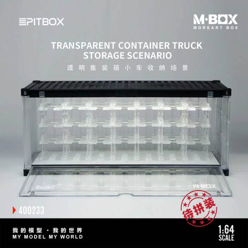 MoreArt 1:64 Transparent container (With Light Function) (MB400233) Available In October 2026 Pre Order Now
