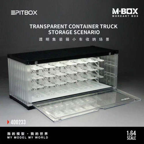 MoreArt 1:64 Transparent container (With Light Function) (MB400233) Available In October 2026 Pre Order Now