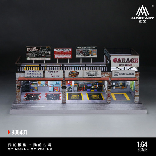 MoreArt 1:64 American Car Repair (With Light Function) (MO936431) Available In November 2026 Pre Order Now