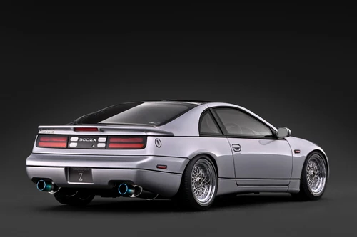Ignition Model 1:18 Nissan Fairlady Z 2by2 (Z32) Silver / Blue Metallic (IG4310/IG4311) Resin Car Model Available In Q2 2027 Pre Order Now