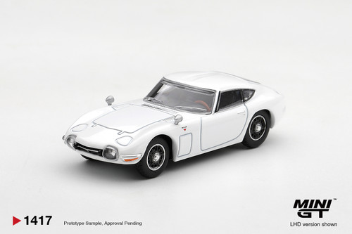 Mini GT 1:64 Toyota 2000GT  Pegasus White (MGT01417) Diecast Car Model Available In February 2027 Pre Order Now