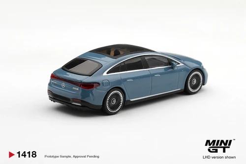 Mini GT 1:64 Mercedes-AMG EQS 53 Blue (MGT01418) Diecast Car Model Available In March 2027 Pre Order Now