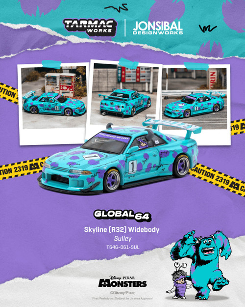 Tarmac Works 1:64 Skyline (R32) Widebody - Designed by Jon Sibal Sulley (T64G-061-SUL) Diecast Car Model Available In March 2027 Pre Order Now