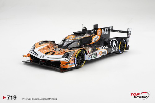 TopSpeed 1:18 Acura ARX-06 #60 Acura Meyer Shank Racing 2026 IMSA Daytona 24 Hrs (TS0719) Resin Car Model Available In January 2027 Pre Order Now