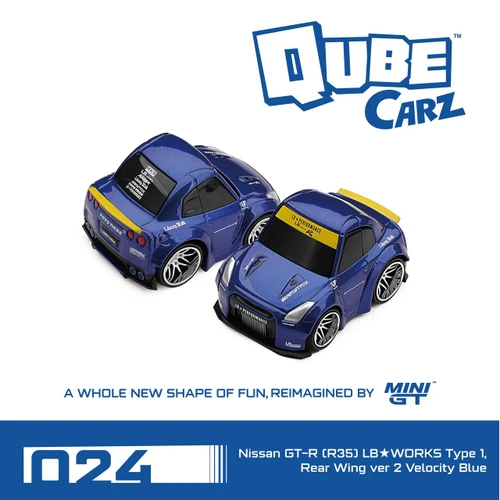Mini GT x Qube Carz 6 Diecast Car Set Blister Packaging (QZ-Combo005) Available In February 2027 Pre Order Now