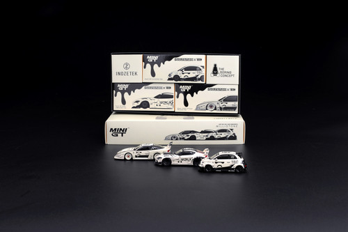 Mini GT 1:64 INOZETEK x TBC Set 2026 Show Edition (MGTS0028) Diecast Car Model Available In May 2027 Pre Order Now