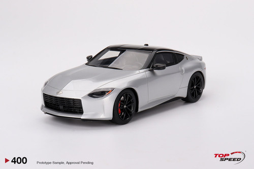 TopSpeed 1:18  Nissan Z Performance 2023 Brilliant Silver LHD / RHD (TS0400/TS0435) Resin Car Model Available In August 2024 Pre Order Now