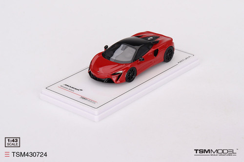 TSM Model 1:43 McLaren Artura Vermillion Red (TSM430724) Resin Car Model Available In May 2024 Pre Order Now