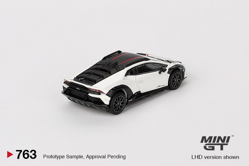 Mini GT 1:64 Lamborghini Huracán Sterrato Bianco Asopo (MGT00763-L) Diecast Car Modle Available in July 2024 Pre Order Now