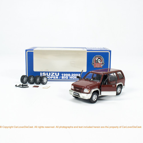 BM Creations 1:64 Isuzu 1998 -2002 Trooper / Big Horn - Dark Red (64B0336-R/64B0337-L) Diecast Car Model Available In November 2023 Pre Order Now