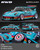 Ignition Model 1:18 RWB 993 Blue / Green / Green Metallic (IG4144-IG4146) Resin Car Model Available In Q1 2027 Pre Order Now
