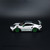 MINICHAMPS x CLDC EXCLUSIVE 1:18 PORSCHE 911  GT3 RS - WHITE W/ WEISSACH PACKAGE GREEN WHEELS AND DECOR - TRIBUTE TO CARRERA RS 2023 (113062037) Diecast Full Open Car Model Available In October 2026 Pre Order Now