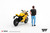 Mini GT 1:64 Ducati Panigale V4 S Giallo w/ diecast figure (MGT01414-CH) Diecast Car Model Available In April 2027 Pre Order Now