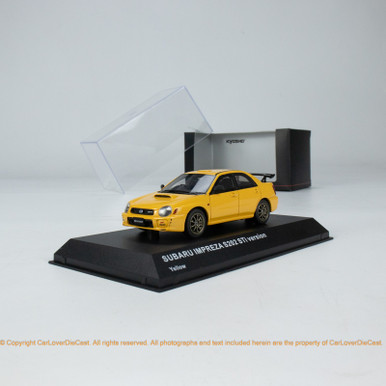 Kyosho 1:43 SUBARU Impreza S202 Yellow / Blue *Limited to 500 pcs