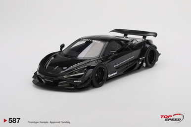 TopSpeed 1:18 McLaren 720S LB☆Works Black TAS 2024 (TS0587