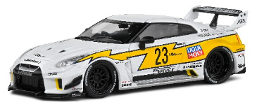 Solido 1:43 NISSAN GTR35 LBWK SILHOUETTE WHITE 2019