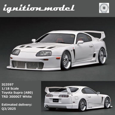 Ignition Model 1:18 Toyota Supra (A80) TRD 3000GT White