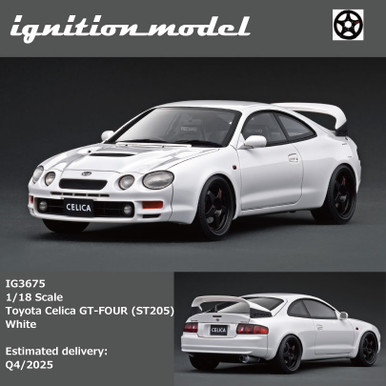 1/18 Toyota Celica 1600GT LB White Diecast model cars Toyota