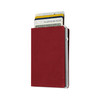 Craft Wallet Red Leather Silver Aluminum Standing cards Released