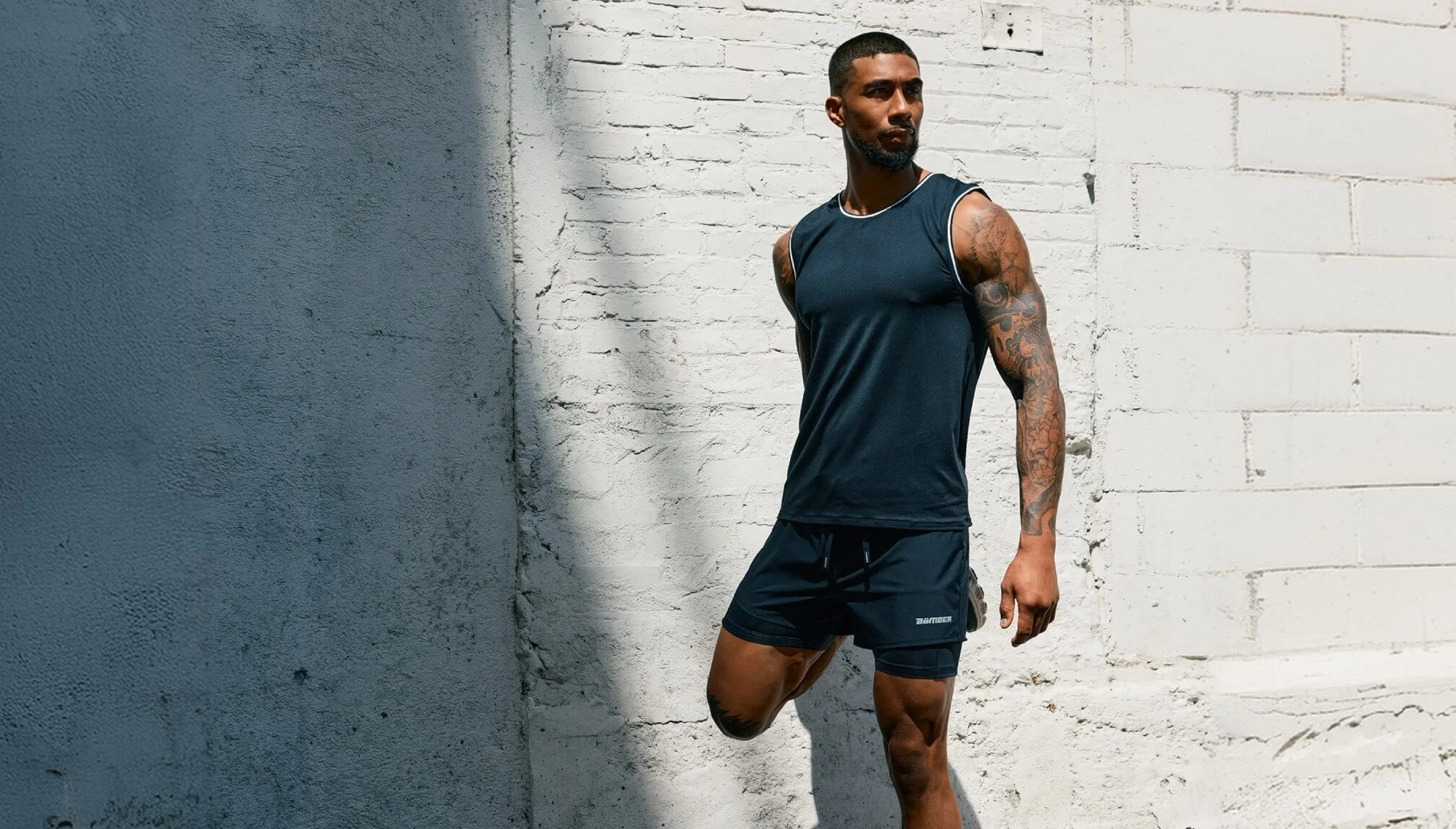 Athlete wearing LuxeGo fabric apparel