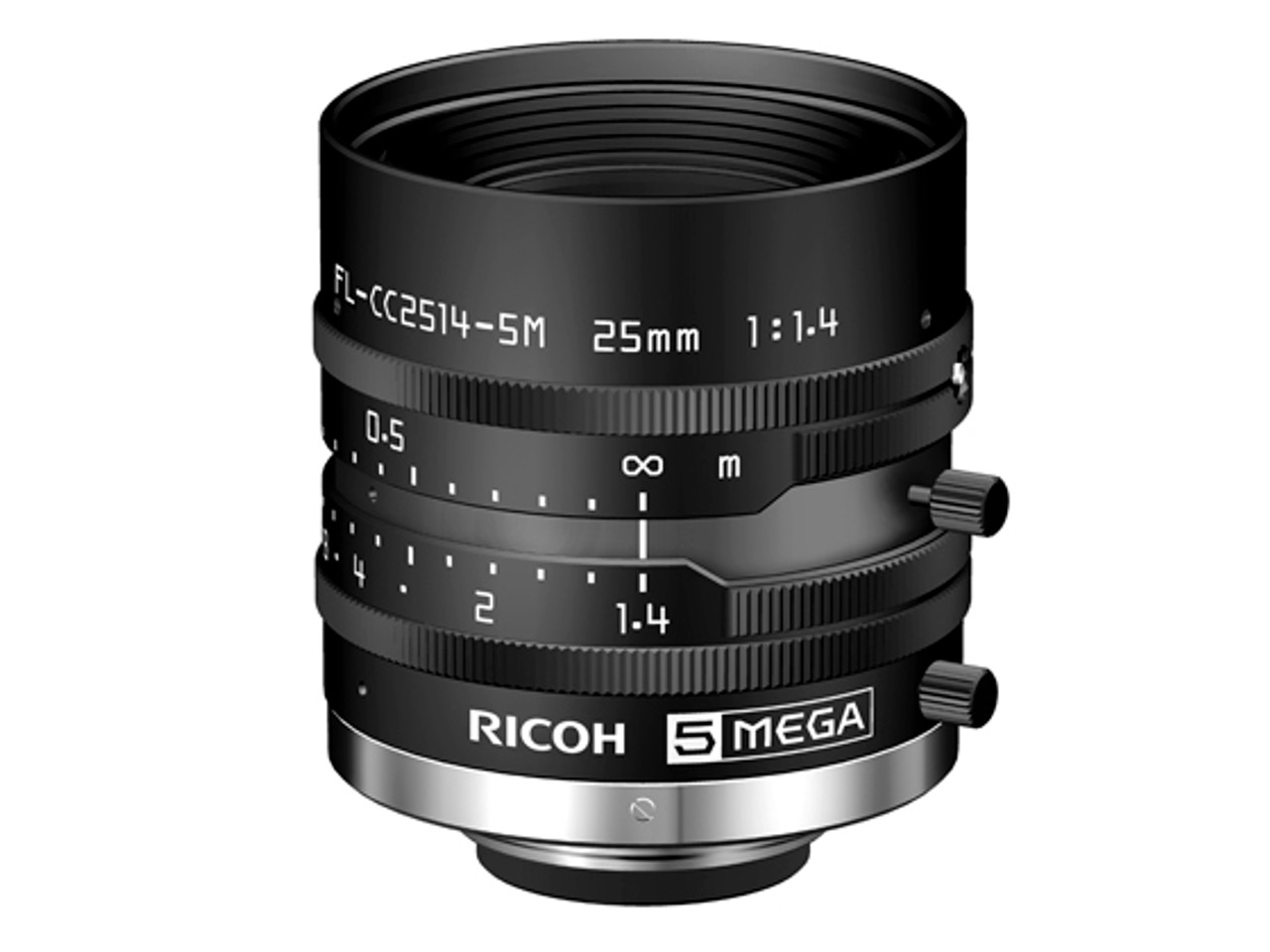 Pentax/Ricoh FL-CC2514-5M 2/3 25mm F1.4 Manual Iris C-Mount Lens