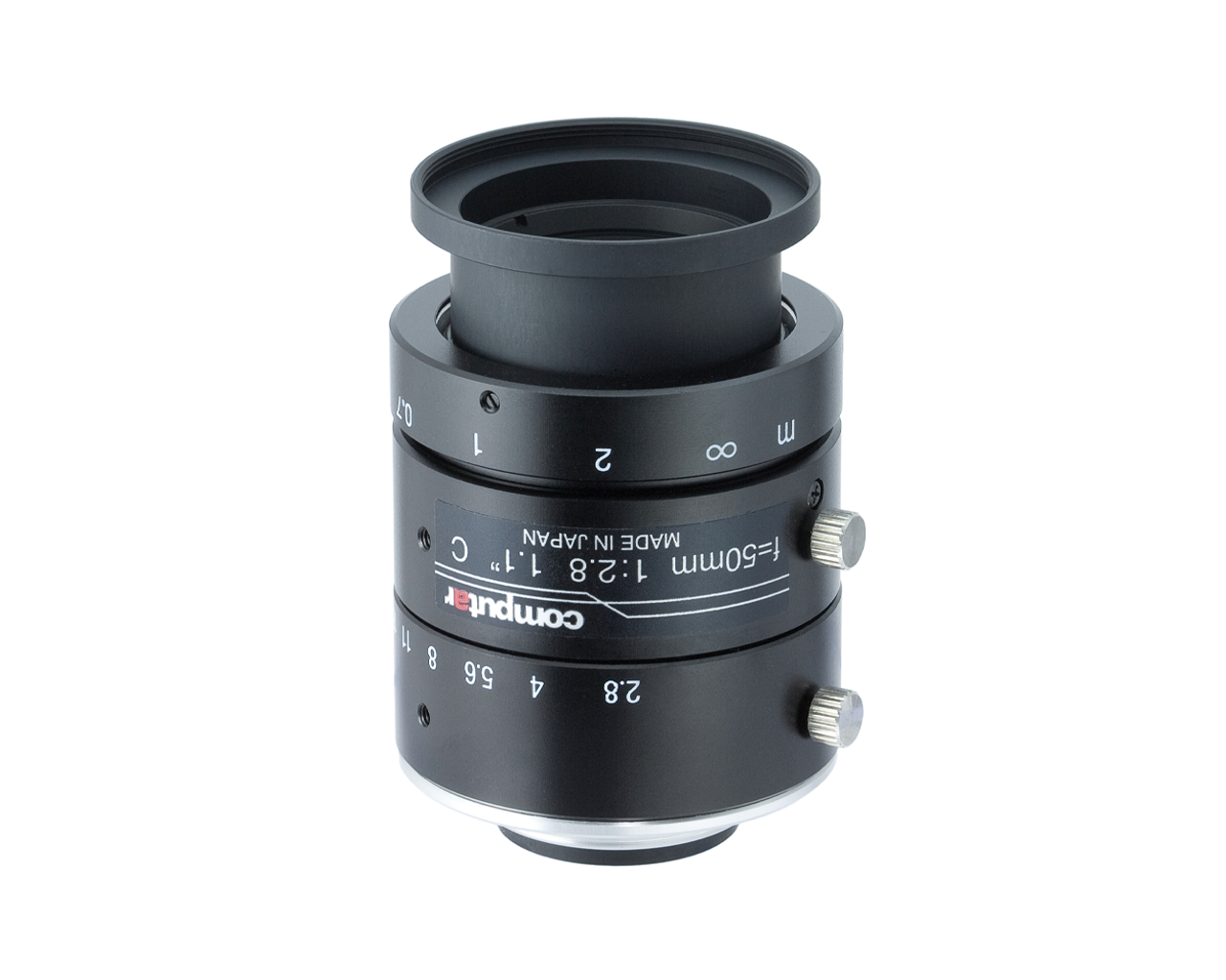 Computar V5028-MPY 1.1 50mm F2.8 Manual Iris C-Mount Lens