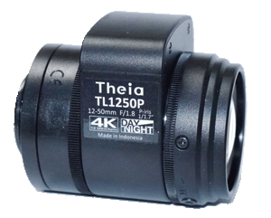 Theia Technologies SL1250P 1/1.7" 12-50mm F1.8 P-Iris Vari-Focal CS-Mount Lens, IR Corrected (Day/Night), 4K Ultra HD, 12 Megapixel Rated Theia Technologies SL1250P 1/1.7" 12-50mm F1.8 P-Iris Vari-Focal CS-Mount Lens, IR Corrected (Day/Night), 4K Ultra HD, 12 Megapixel Rated