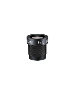 Azure Photonics AZURE-1228MAC 2/3" 12mm F2.8 Fixed Iris M12 (S-Mount) Lens, 10 Megapixel Rated, Near Field (100-500mm W.D.)