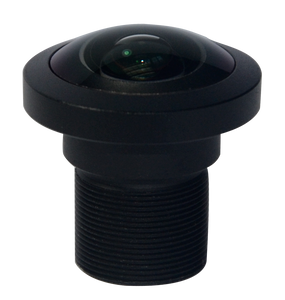FOCtek M12-0.85IR(4MP)-F0.85mm  1/3" 0.85mm Fisheye Type F2.3 Fixed Iris M12 Mount (S-Mount) Lens, IR Corrected, 4 Megapixel Rated
