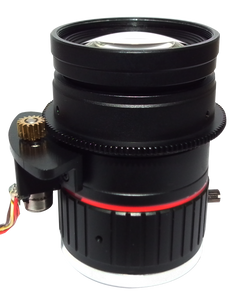 FOCtek C-M12IR(12MP)-1F14-E 1" 12mm Motorized Focus with F1.4 Manual Iris C-Mount Lens, IR Corrected, 12 Megapixel Rated (4K)