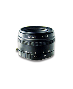 AZURE Photonics AZURE-5018MT 50mm F1.8 Manual Iris T-Mount (M42x1) Lens, 43mm Image Circle, 5 Megapixel Rated
