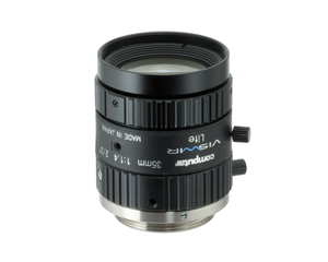 Computar M3514-VSW 2/3" 35mm F1.4 Manual Iris C-Mount Lens, Visible-Short Wave IR, Singleband Use (400-1700nm), 6 Megapixel Rated