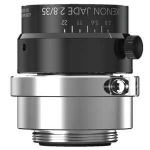 Schneider Optics Jade (Xenon-Jade) 27-1992735 1.2" 35mm F2.8 Manual Iris C-Mount Lens, Broadband Coated (400-1000nm), 25 MP Rated, Ruggedized Version