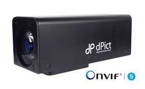 dPict Imaging 30013-001 DC-100 HD 1080p Smart IP Streaming Camera with Enclosure, 30x Optical Zoom, HEVC and H.264 Video Streaming, HDMI Preview Output