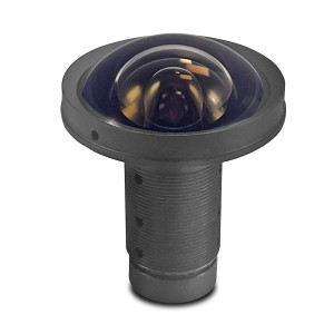 Kowa LM1.7QS56 1/2.5" 1.7mm F5.6 Fixed Iris M12 Mount (S-Mount) Lens, Wide Angle with Low Distortion and High Transmission, Megapixel Rated