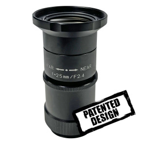 Kowa LM25EC-IR 1.2" 25mm F2.4/F2.8/F4/F5.6/F8 Fixed Iris C-Mount Lens, Ruggedized, 2.5 Micron Pixels, IR Corrected, 24 MP Rated Kowa LM25EC-IR 1.2" 25mm F2.4/F2.8/F4/F5.6/F8 Fixed Iris C-Mount Lens, Ruggedized, 2.5 Micron Pixels, IR Corrected, 24 MP Rated