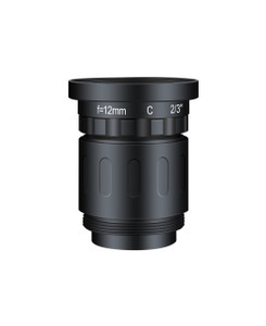 Azure Photonics AZURE-1228CM 2/3" 12mm F2.8 Fixed Iris C-Mount Lens, 8 MP Rated