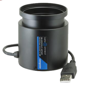 Computar ML2Z0525UC-MPWIR 2/3" 5.5-12.7mm F2.5 Motorized Control Vari-Focal C-Mount Lens, USB Interface, LensConnect Series, IR Corrected, 9 MP Rated