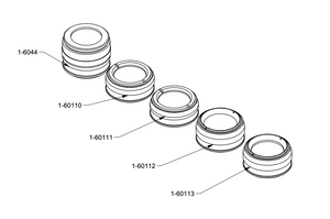 Navitar 1-65134 Zoom 6000 Series Lens Attachment Kit - 0.25X, 0.5X, 0.75X, 1.5X and 2X Magnification 