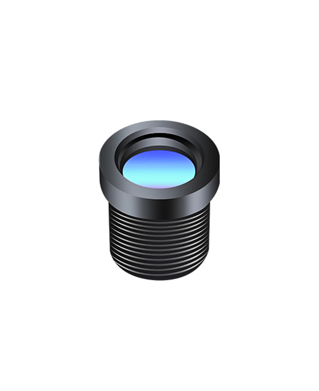 Azure Photonics AZURE-1217MAC 2/3" 12mm F1.7 Fixed Iris M12 (S-Mount) Lens, Near Field (100-350mm W.D.)